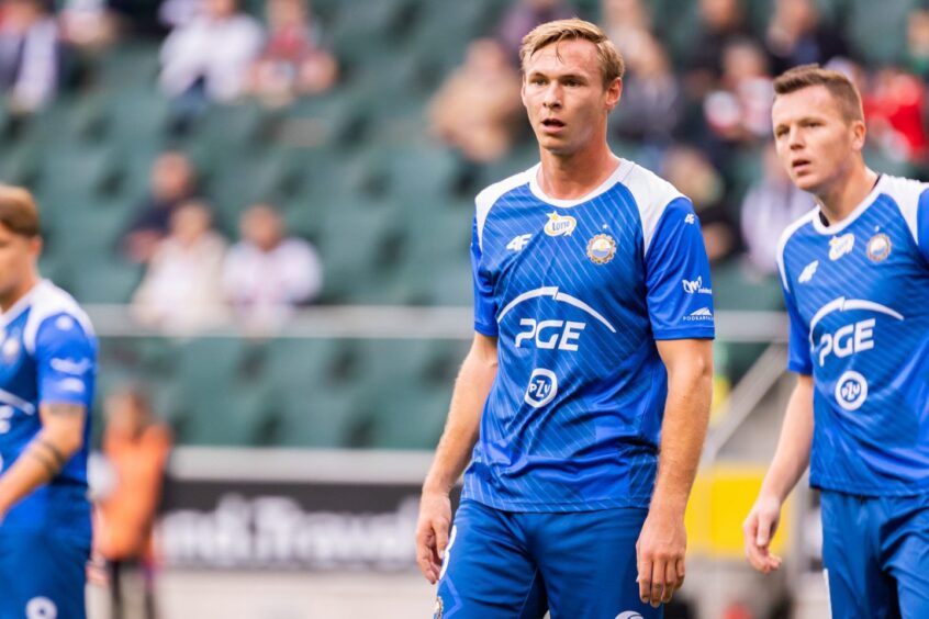 Bert Esselink in action for FKS Stal Mielec