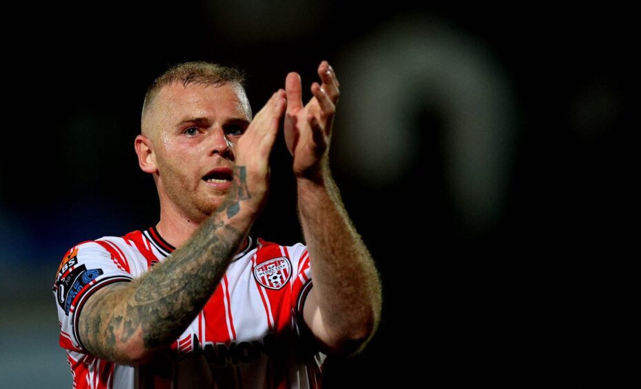 Mark Connolly, pictured, is now club captain with League of Ireland side Derry City