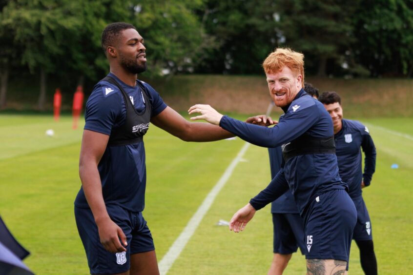 Steven Pressley can't wait to see Emile Acquah and Simon Murray in action together. Image: David Young