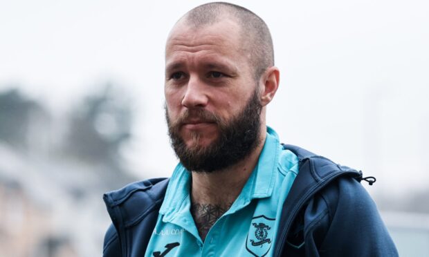 Stevie May before a Livingston game.