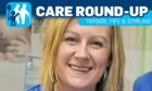 Fife midwife Mariedh King features in this week's care round-up. Image: Steve Brown/DC Thomson