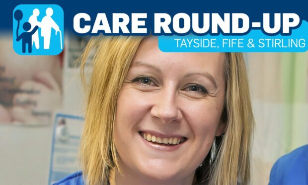 Fife midwife Mariedh King features in this week's care round-up. Image: Steve Brown/DC Thomson