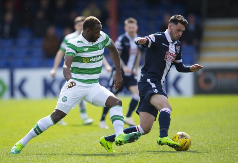 Reghan Tumilty in action for Ross County against Celtic in 2017. 