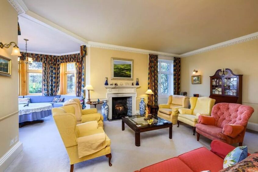 The living area. 