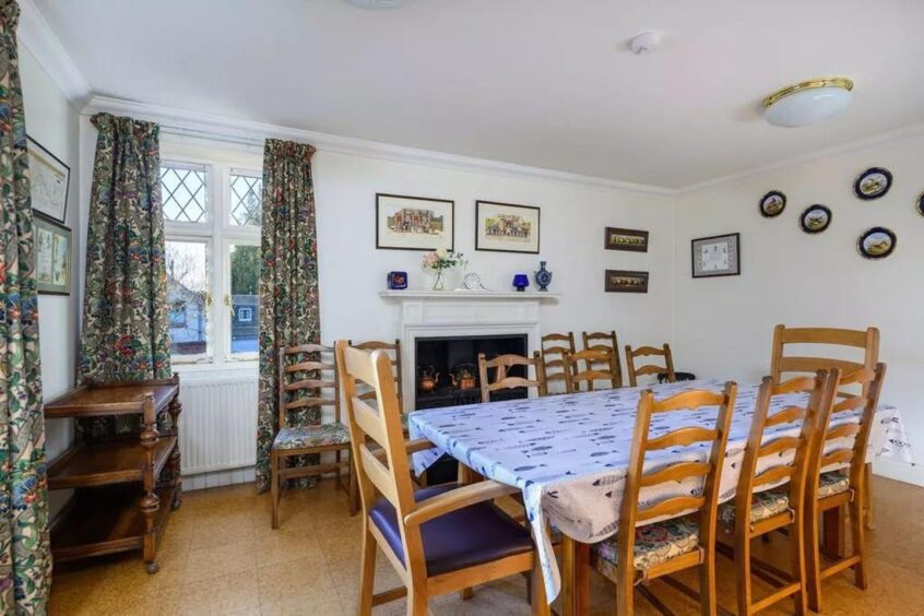 A dining area 