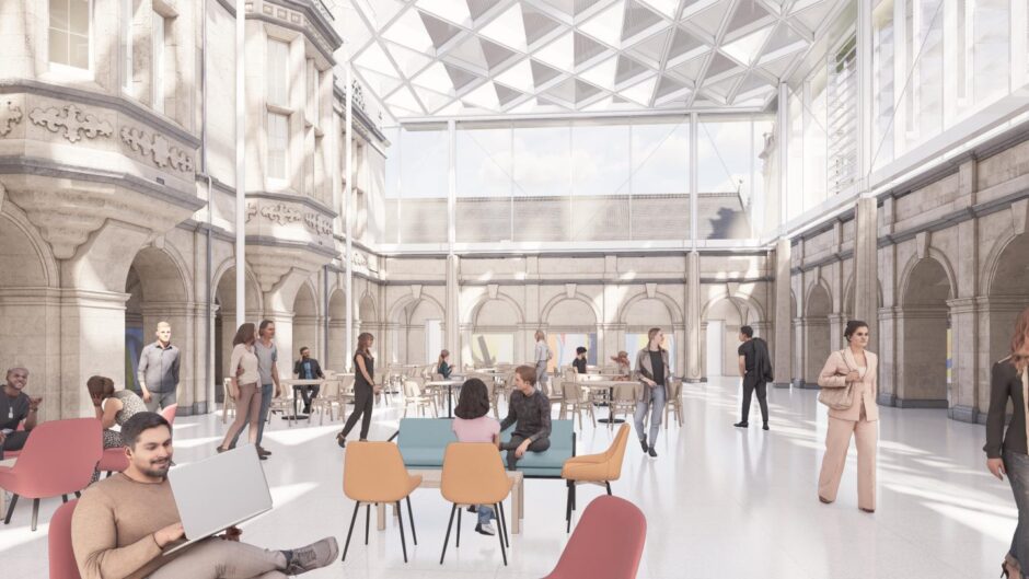 The original facade and old school quad will be retained. 