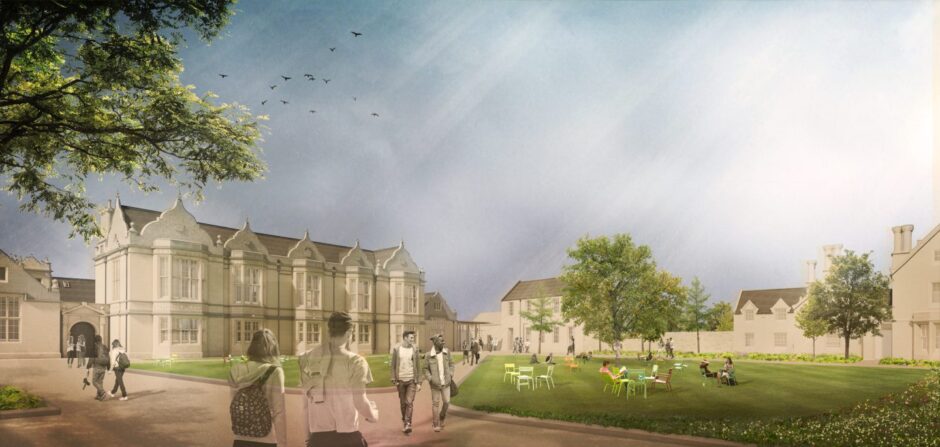 The site will become St Andrews University's 'New College'.