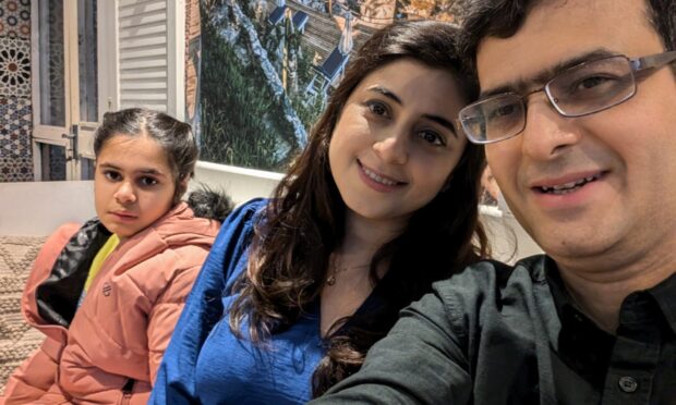 Saina with parents Ravi and Monika.