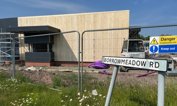 Work is underway at the site on Borrowmeadow Road in Stirling.
