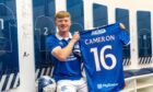 Lyall Cameron after swapping Dundee for Rangers.