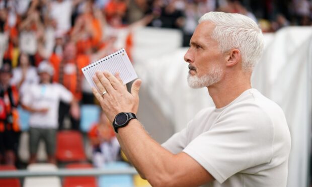 Jim Goodwin salutes a fantastic Dundee United support.