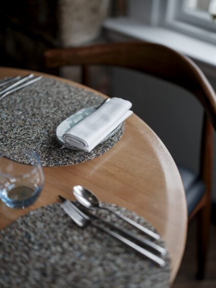 A set table inside Haar
