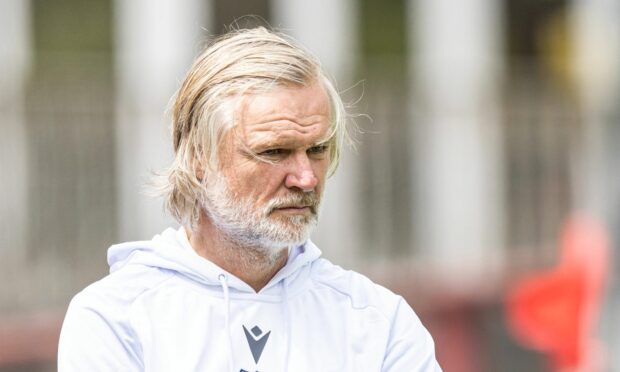 Dundee boss Steven Pressley. Image: Ross Parker/SNS