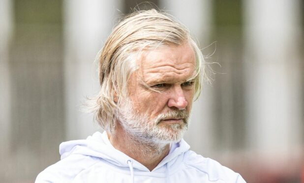 Dundee boss Steven Pressley. Image: Ross Parker/SNS
