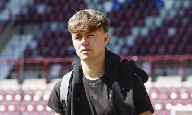 Ready for a fresh start - MacLeod reports for duty with Dunfermline at Tynecastle at the weekend.