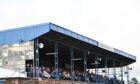 Fans watch on as Forfar Athletic took on St Mirren at Station Park.
