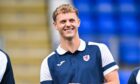 Raith Rovers striker Jack Hamilton is all smiles.