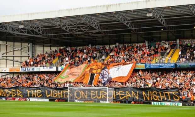 Dundee United tasted victory in front of a packed home crowd