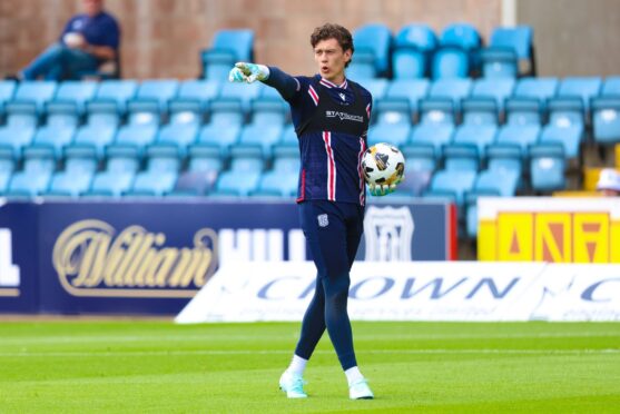 Dundee goalkeeper Jon McCracken.