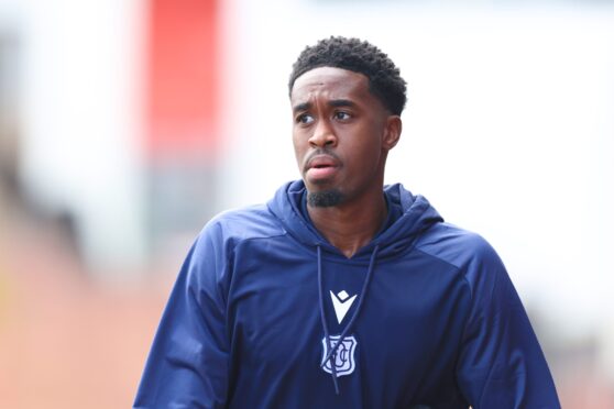 Imari Samuels impressed for Dundee against Montrose - can he follow it up in the league? Image: Ross MacDonald/SNS