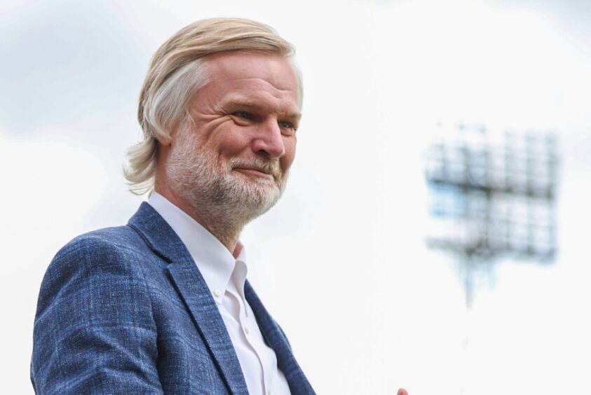 Dundee boss Steven Pressley. Image: Ross MacDonald/SNS