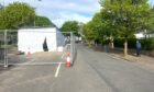 The work on Tullideph Road.