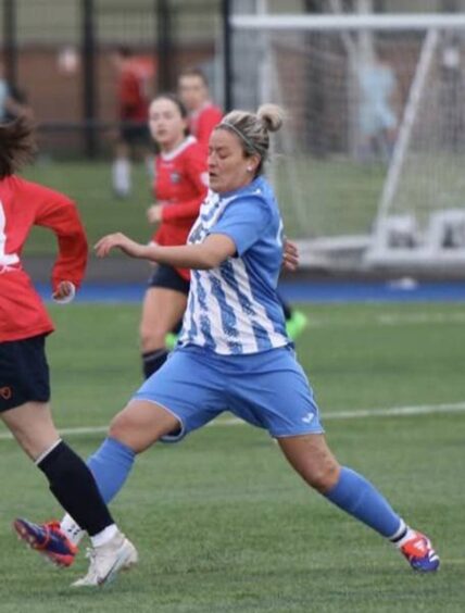 Ellie Scanlan played for Glenrothes Strollers Ladies Football Club.