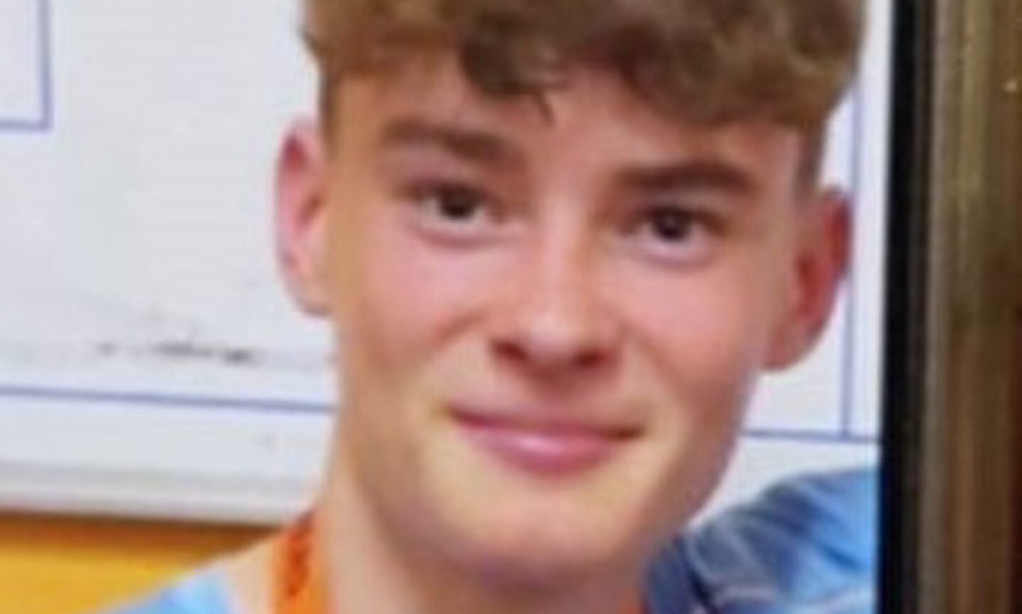 Missing teenager, Matthew Milne, 17.