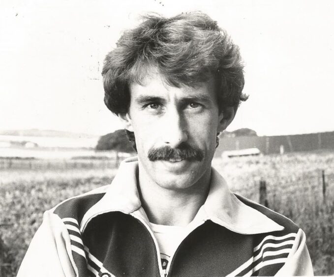 John Mitchell in his Forfar Athletic playing days.
