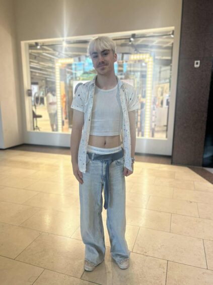 Kenzie-Lee Lorimer, who says his style is inspired by Lady Gaga.