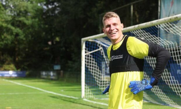All smiles: Yevhenii Kucherenko is settling in nicely at Dundee United