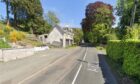 A823 at Glendevon in Perthshire closed after two-car crash.