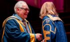 Brian Cox receives an Honorary Degree at Abertay University’s summer graduation.