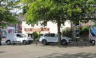 Pavement parking on the north side of Ancaster Square in Callander. Image: Alex Watson/DC Thomson
