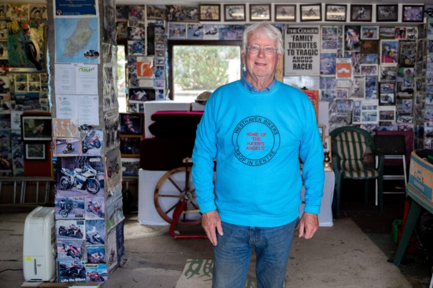 George Stewart is proud of the Westhaven Bikers drop-in centre success. 