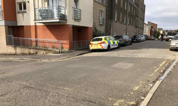 Police arrested four men on Ann Street