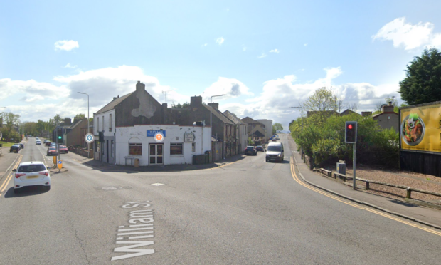 A907 in Dunfermline.