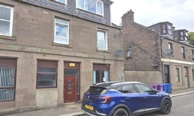 The ground-floor flat in Brechin's River Street is going to auction this month. Image: Supplied