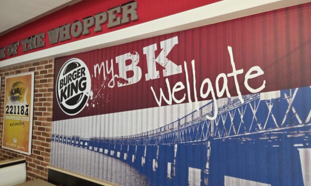Shutters down at the Dundee Wellgate Burger King.
