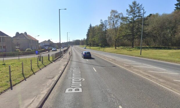 The A9 Burgmuir Road in Stirling.