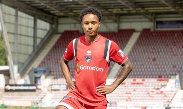 Dunfermline Athletic wing-back Kane Ritchie-Hosler.