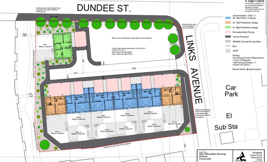 Kinloch primary school housing development.