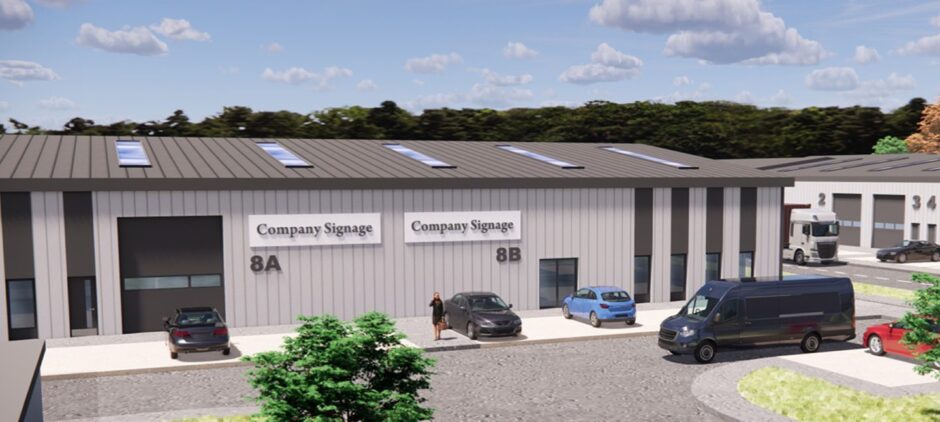Carnoustie business park planning application.