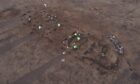 Archaeologists excavating the large Neolithic hall at Carnoustie. Image: Guard Archaeology