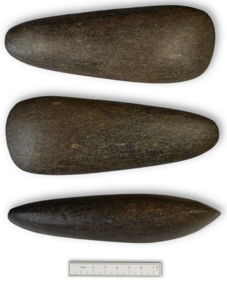 Carnoustie Neolithic stone axe.