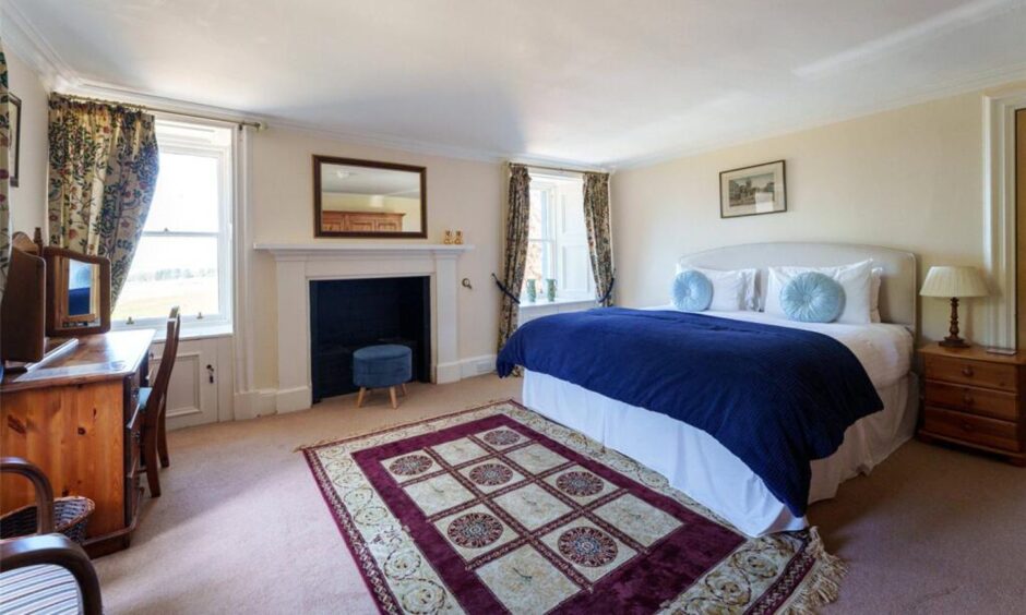 A bedroom. 