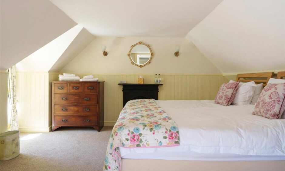 One of the bedrooms.