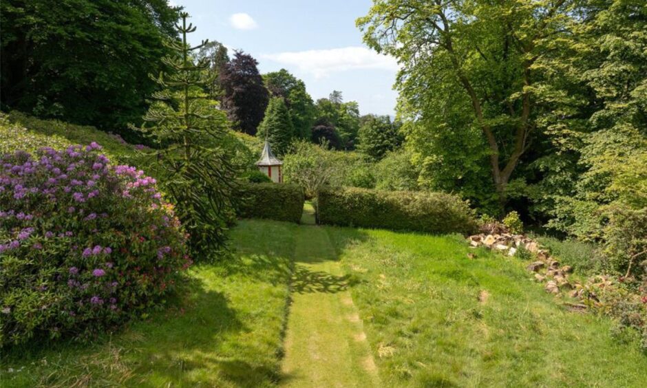The gardens.