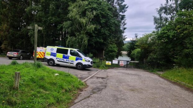 Police were called to Dundee's Clatto Country Park.