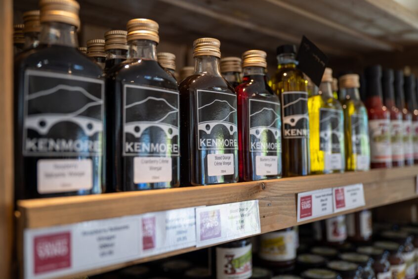 Bottles of Kenmore liquer